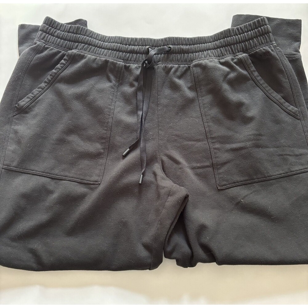 DSG Women's Drawstring Comfy Sweatpants Joggers Black Size Large